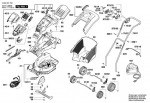 Bosch 3 600 H81 F00 ROTAK 37 LI Lawnmower Spare Parts